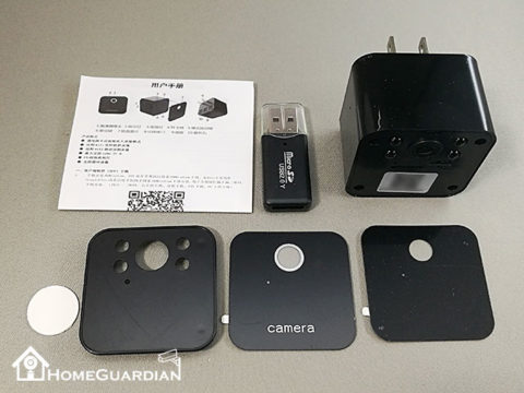 USB充電ACアダプター型カメラ付属品